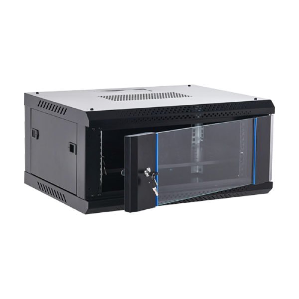 Rack perete 4U 19'' 600x450, capacitate incarcare 60 Kg, negru - ASYTECH Networking ASY-4U-6045WL Rack perete 4U 19'' 600x450, capacitate incarcare 60 Kg, negru - ASYTECH Networking ASY-4U-6045WL