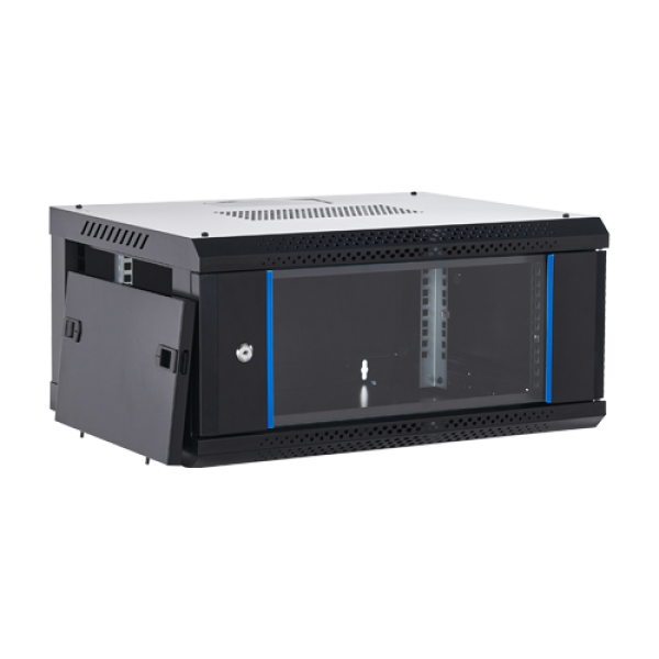 Rack perete 4U 19'' 600x450, capacitate incarcare 60 Kg, negru - ASYTECH Networking ASY-4U-6045WL Rack perete 4U 19'' 600x450, capacitate incarcare 60 Kg, negru - ASYTECH Networking ASY-4U-6045WL