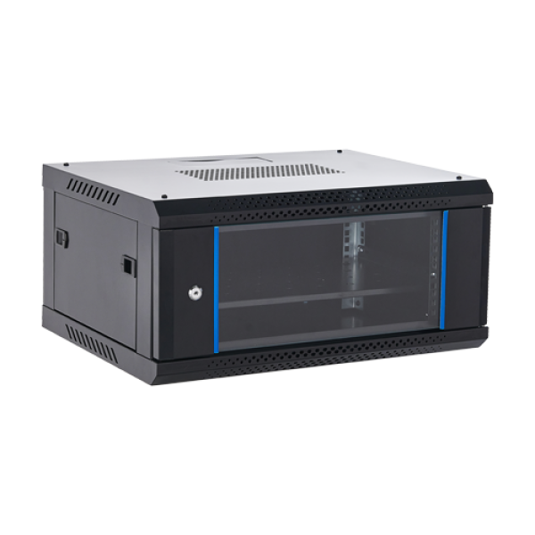 Rack perete 4U 19'' 600x450, capacitate incarcare 60 Kg, negru - ASYTECH Networking ASY-4U-6045WL Rack perete 4U 19'' 600x450, capacitate incarcare 60 Kg, negru - ASYTECH Networking ASY-4U-6045WL