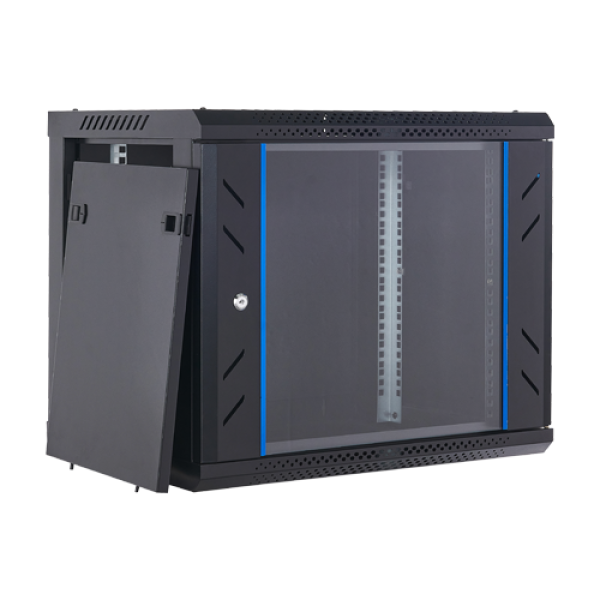 Rack perete 9U 19' 600x450, capacitate incarcare 60 Kg, negru - ASYTECH Networking ASY-9U-6045WL Rack perete 9U 19' 600x450, capacitate incarcare 60 Kg, negru - ASYTECH Networking ASY-9U-6045WL