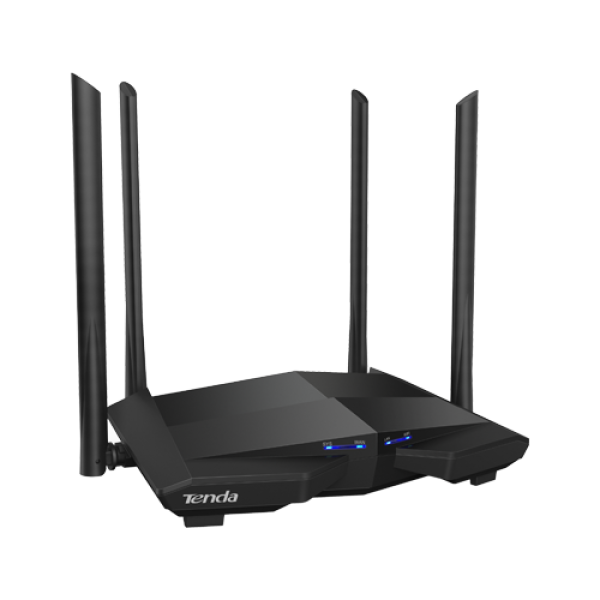 Router WiFi 5, DualBand 2.4/5GHz, 300+867Mbps, 4x6dBi, 4 porturi Gigabit - TENDA TND-AC10-V30 Router WiFi 5, DualBand 2.4/5GHz, 300+867Mbps, 4x6dBi, 4 porturi Gigabit - TENDA TND-AC10-V30