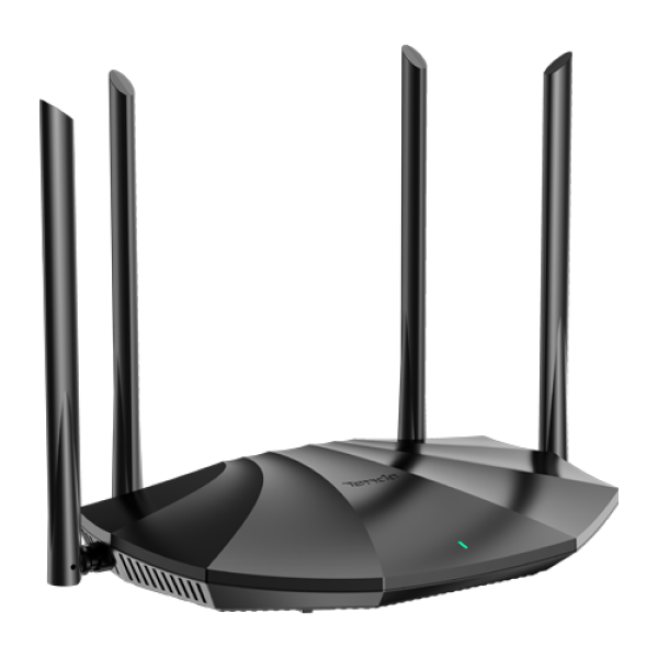 Router WiFi 6, DualBand 2.4Ghz/5GHz 300+1201Mbps, 4x6dBi, 4 porturi Gigabit - TENDA TND-RX2 Router WiFi 6, DualBand 2.4Ghz/5GHz 300+1201Mbps, 4x6dBi, 4 porturi Gigabit - TENDA TND-RX2