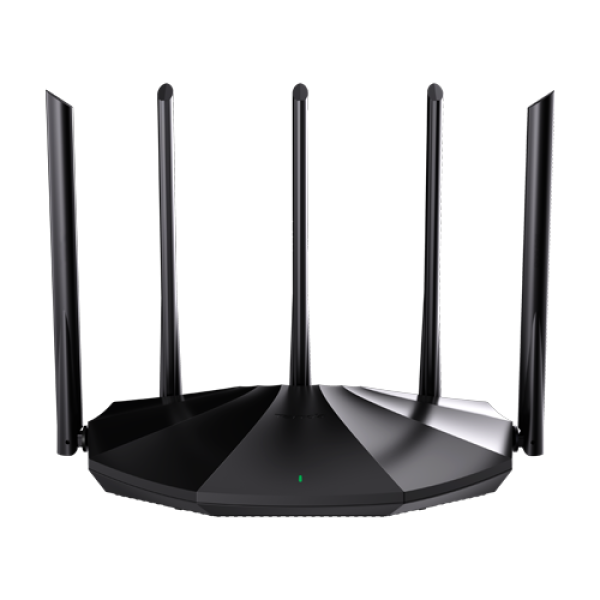 Router Wi-Fi 6, DualBand 2.4Ghz/5GHz, 300+1201Mbps, 5x6dBi, 4 porturi Gigabit - TENDA TND-RX2-PRO Router Wi-Fi 6, DualBand 2.4Ghz/5GHz, 300+1201Mbps, 5x6dBi, 4 porturi Gigabit - TENDA TND-RX2-PRO
