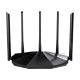 Router Wi-Fi 6, DualBand 2.4Ghz/5GHz, 300+1201Mbps, 5x6dBi, 4 porturi Gigabit - TENDA TND-RX2-PRO Router Wi-Fi 6, DualBand 2.4Ghz/5GHz, 300+1201Mbps, 5x6dBi, 4 porturi Gigabit - TENDA TND-RX2-PRO