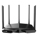 Router Wi-Fi 6e, AX5700 TriBand 2.4/5GHz/6GHz, 861+2402+2402 Mbps, 5x6dBi, 4 x Gigabit - TENDA TND-RX27-PRO Router Wi-Fi 6e, AX5700 TriBand 2.4/5GHz/6GHz, 861+2402+2402 Mbps, 5x6dBi, 4 x Gigabit - TENDA TND-RX27-PRO