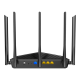 Router Wi-Fi 6e, AX5700 TriBand 2.4/5GHz/6GHz, 861+2402+2402 Mbps, 5x6dBi, 4 x Gigabit - TENDA TND-RX27-PRO Router Wi-Fi 6e, AX5700 TriBand 2.4/5GHz/6GHz, 861+2402+2402 Mbps, 5x6dBi, 4 x Gigabit - TENDA TND-RX27-PRO