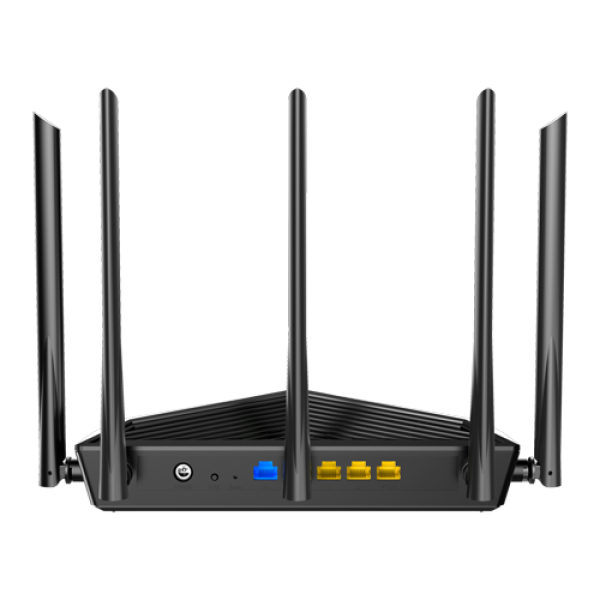 Router Wi-Fi 6e, AX5700 TriBand 2.4/5GHz/6GHz, 861+2402+2402 Mbps, 5x6dBi, 4 x Gigabit - TENDA TND-TX27-PRO Router Wi-Fi 6e, AX5700 TriBand 2.4/5GHz/6GHz, 861+2402+2402 Mbps, 5x6dBi, 4 x Gigabit - TENDA TND-TX27-PRO