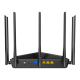 Router Wi-Fi 6e, AX5700 TriBand 2.4/5GHz/6GHz, 861+2402+2402 Mbps, 5x6dBi, 4 x Gigabit - TENDA TND-TX27-PRO Router Wi-Fi 6e, AX5700 TriBand 2.4/5GHz/6GHz, 861+2402+2402 Mbps, 5x6dBi, 4 x Gigabit - TENDA TND-TX27-PRO