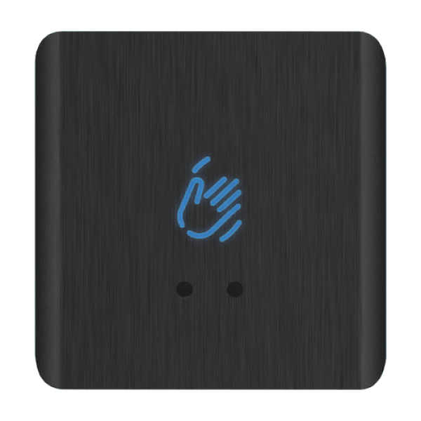 Buton de iesire Touchless ajustabil, aluminiu, negru, montaj aparent, IP66 CSB-20C30S-AL2