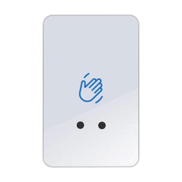 Buton de iesire Touchless ajustabil, plastic argintiu, montaj aparent, IP66 CSB-20C30S-P1