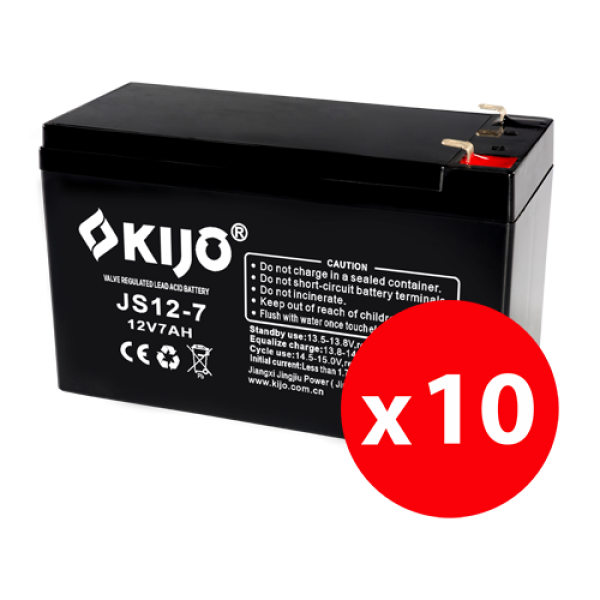 Cutie 10 acumulatori JS12-7 - KIJO JS12-7-BAX