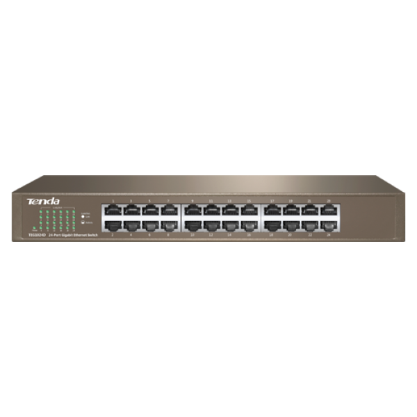 Switch 24 porturi Gigabit - TENDA TND-TEG1024D Switch 24 porturi Gigabit - TENDA TND-TEG1024D