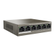 Switch 4 porturi PoE, 2 porturi uplink RJ45 10/100Mbps - TENDA TND-TEF1106P-4-63W Switch 4 porturi PoE, 2 porturi uplink RJ45 10/100Mbps - TENDA TND-TEF1106P-4-63W