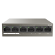 Switch 4 porturi PoE, 2 porturi uplink RJ45 10/100Mbps - TENDA TND-TEF1106P-4-63W Switch 4 porturi PoE, 2 porturi uplink RJ45 10/100Mbps - TENDA TND-TEF1106P-4-63W
