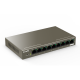 Switch 8 porturi PoE, 1 port uplink RJ45, 10/100Mbps - TENDA TND-TEF1109P-8-63W Switch 8 porturi PoE, 1 port uplink RJ45, 10/100Mbps - TENDA TND-TEF1109P-8-63W