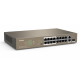 Switch 16 porturi PoE 10/100 Mbps, 2 port RJ45 Gigabit, 1 port SFP Gigabit - TENDA TND-TEF1118P-16-150W-V30 Switch 16 porturi PoE 10/100 Mbps, 2 port RJ45 Gigabit, 1 port SFP Gigabit - TENDA TND-TEF1118P-16-150W-V30