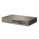 Switch 16 porturi PoE 10/100 Mbps, 2 port RJ45 Gigabit, 1 port SFP Gigabit - TENDA TND-TEF1118P-16-150W-V30 Switch 16 porturi PoE 10/100 Mbps, 2 port RJ45 Gigabit, 1 port SFP Gigabit - TENDA TND-TEF1118P-16-150W-V30