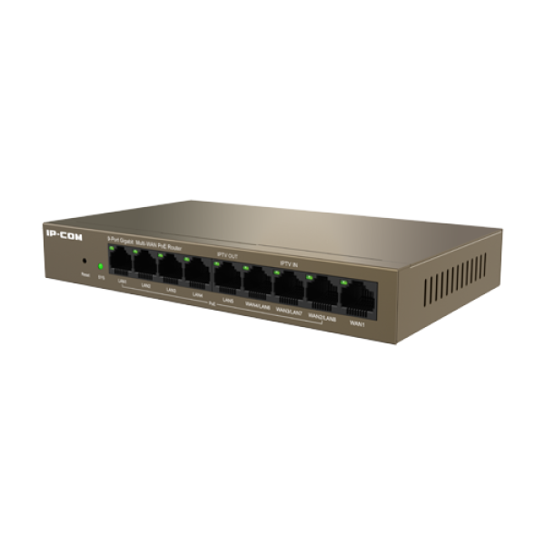 Router 8 porturi Gigabit PoE+, 95W, 1 port RJ45, Management - IP-COM M20-8G-PoE Router 8 porturi Gigabit PoE+, 95W, 1 port RJ45, Management - IP-COM M20-8G-PoE