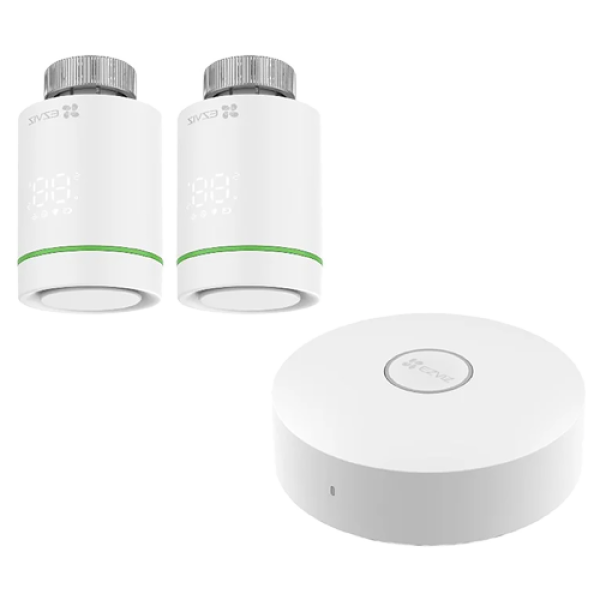 Kit Home Gateway Smart Home + 2 x Termostat inteligent, comunicare wireless ZigBee, EZVIZ CS-T55-A3-A(kit) Kit Home Gateway Smart Home + 2 x Termostat inteligent, comunicare wireless ZigBee, EZVIZ CS-T55-A3-A(kit)