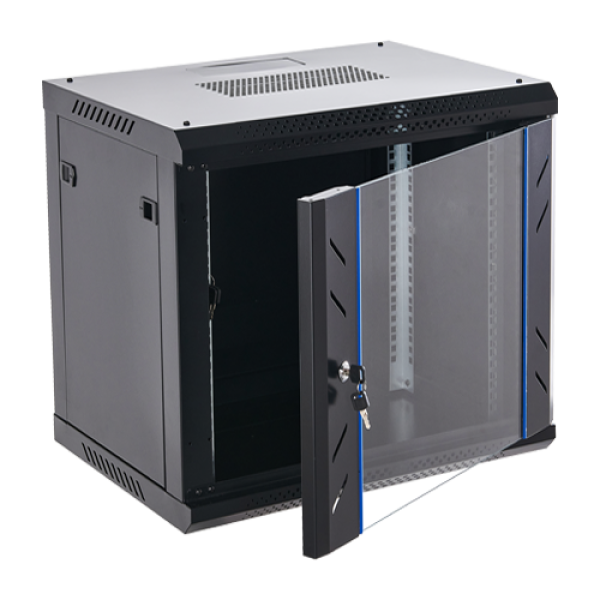 Rack perete 12U 19' 600x450, capacitate incarcare 60 Kg, negru - ASYTECH Networking ASY-12U-6045WL Rack perete 12U 19' 600x450, capacitate incarcare 60 Kg, negru - ASYTECH Networking ASY-12U-6045WL