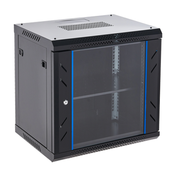 Rack perete 12U 19' 600x450, capacitate incarcare 60 Kg, negru - ASYTECH Networking ASY-12U-6045WL Rack perete 12U 19' 600x450, capacitate incarcare 60 Kg, negru - ASYTECH Networking ASY-12U-6045WL