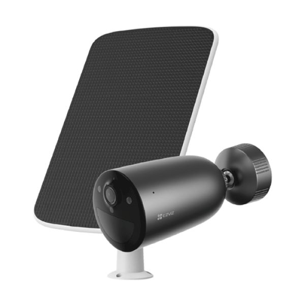 Kit camera IP + panou solar, rezolutie 3MP, Wi-Fi6, baterie 5.200 mAh, Audio bidirectional - EZVIZ CS-EB3-3MP-SP(kit)