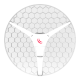 Pachet 4 bucati - LHG XL 5 ac antena 27dBi 5GHz, 802.11ac, 1 x Gigabit, PoE - MikroTik RBLHGG-5acD-XL(4 buc)