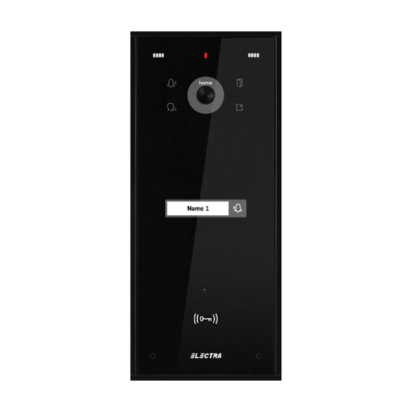 Panou exterior video Home pentru 1 Familie - SMART, G3, montaj aparent, NEGRU - ELECTRA VPH.01S03.ELBTL