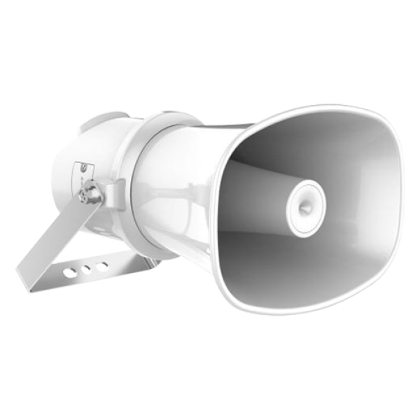 Difuzor IP cu palnie 7W, Mic., 4GB EMMC, PoE, iesire 12VDC 25mA, Alarma, IP67 - HIKVISION DS-QAZ1307G1T-E Difuzor IP cu palnie 7W, Mic., 4GB EMMC, PoE, iesire 12VDC 25mA, Alarma, IP67 - HIKVISION DS-QAZ1307G1T-E