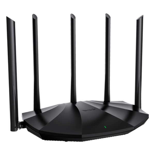 Router Wi-Fi 6, DualBand 2.4Ghz/5GHz, 300+1201Mbps, 5x6dBi, 4 porturi Gigabit - TENDA TND-TX2-PRO Router Wi-Fi 6, DualBand 2.4Ghz/5GHz, 300+1201Mbps, 5x6dBi, 4 porturi Gigabit - TENDA TND-TX2-PRO