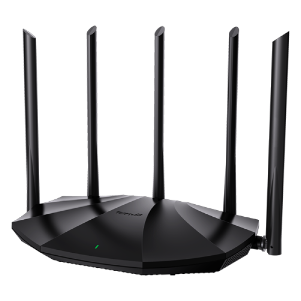 Router Wi-Fi 6, DualBand 2.4Ghz/5GHz, 300+1201Mbps, 5x6dBi, 4 porturi Gigabit - TENDA TND-TX2-PRO Router Wi-Fi 6, DualBand 2.4Ghz/5GHz, 300+1201Mbps, 5x6dBi, 4 porturi Gigabit - TENDA TND-TX2-PRO