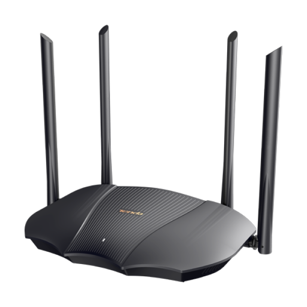 Router Wi-Fi 6, DualBand 2.4Ghz/5GHz, 574+2402Mbps, 4x6dBi, 3 porturi Gigabit - TENDA TND-TX12 Router Wi-Fi 6, DualBand 2.4Ghz/5GHz, 574+2402Mbps, 4x6dBi, 3 porturi Gigabit - TENDA TND-TX12