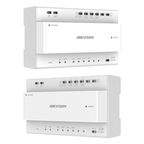 KIT videointerfon 2 fire pentru 1 familie, monitor 7 inch, Alarma, IK08, Card 32GB, Al - HIKVISION DS-KIS704EY-AL KIT videointerfon 2 fire pentru 1 familie, monitor 7 inch, Alarma, IK08, Card 32GB, Al - HIKVISION DS-KIS704EY-AL
