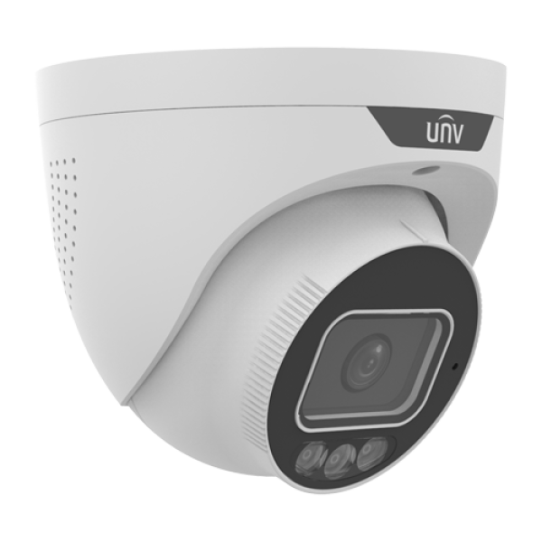 ColorHunter - Camera IP, 8MP, lentila 2.8mm, IR 30m, WL 30m,  Audio, Alarma, PoE - UNV IPC3638SS-ADF28KMC-I1