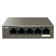 Switch 4 porturi Gigabit PoE, 1 port Uplink Gigabit - Tenda TND-TEG1105P-4-63W Switch 4 porturi Gigabit PoE, 1 port Uplink Gigabit - Tenda TND-TEG1105P-4-63W