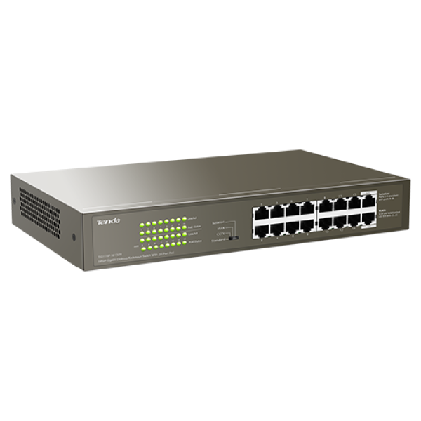 Switch 16 porturi Gigabit PoE - Tenda TND-TEG1116P-16-150W Switch 16 porturi Gigabit PoE - Tenda TND-TEG1116P-16-150W