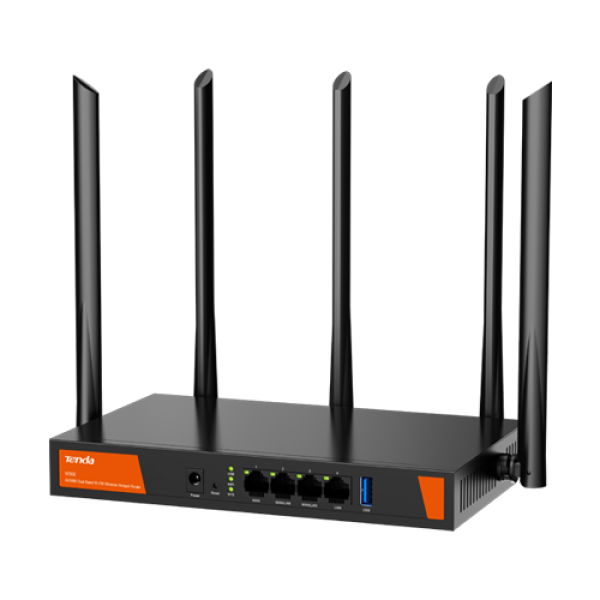Router business, multi-WAN, WiFi 6, Dual Band, AX3000, 200 utilizatori, Management - TENDA TND-W30E Router business, multi-WAN, WiFi 6, Dual Band, AX3000, 200 utilizatori, Management - TENDA TND-W30E
