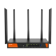 Router business, multi-WAN, WiFi 6, Dual Band, AX3000, 200 utilizatori, Management - TENDA TND-W30E
