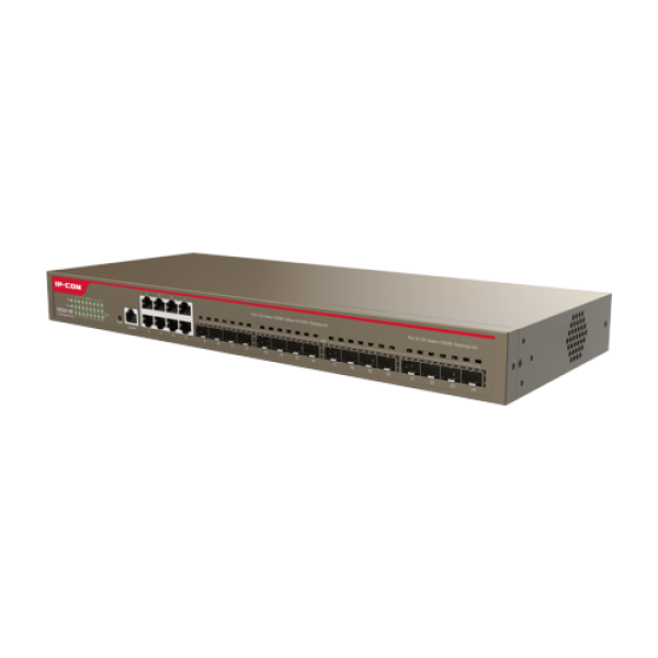 Switch 8 porturi Gigabit, 16 porturi SFP Gigabit, L3 Cloud Management - IP-COM G5324-16F Switch 8 porturi Gigabit, 16 porturi SFP Gigabit, L3 Cloud Management - IP-COM G5324-16F
