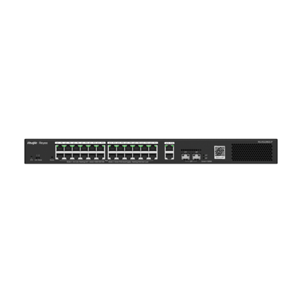 Switch 24 porturi PoE, 2 porturi GE, 2 porturi SFP, Gigabit, Cloud Management - Ruijie RG-ES228GS-P Switch 24 porturi PoE, 2 porturi GE, 2 porturi SFP, Gigabit, Cloud Management - Ruijie RG-ES228GS-P