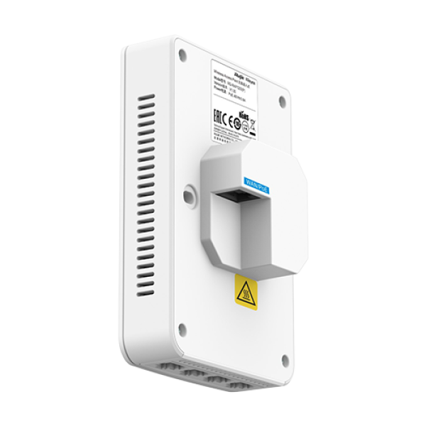 Access Point Wireless AC1300 Dual-Band, Wi-Fi 5, 2 dBi, 5x RJ45 Gigabit, PoE IN, Cloud Management - Ruijie RG-RAP1200(P) Access Point Wireless AC1300 Dual-Band, Wi-Fi 5, 2 dBi, 5x RJ45 Gigabit, PoE IN, Cloud Management - Ruijie RG-RAP1200(P)