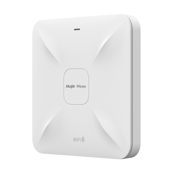 Access Point Wireless AX1800 Dual-Band, Wi-Fi 6, 2x RJ45 Gigabit, PoE IN, Cloud Management - Ruijie RG-RAP2260(G) Access Point Wireless AX1800 Dual-Band, Wi-Fi 6, 2x RJ45 Gigabit, PoE IN, Cloud Management - Ruijie RG-RAP2260(G)
