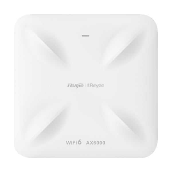 Access Point Wireless AX6000 Dual-Band, Wi-Fi 6, 2x RJ45 2.5G, PoE IN, Cloud Management - Ruijie RG-RAP2260(H)