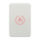 Buton de iesire Touch, plastic alb, montaj aparent, 12-24 Vcc, NO-NC-COM, LED, 86 x 55 mm CSB-86-P1