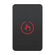 Buton de iesire Touch, plastic negru, montaj aparent, 12-24 Vcc, NO-NC-COM, LED, 86 x 55 mm CSB-86-P2