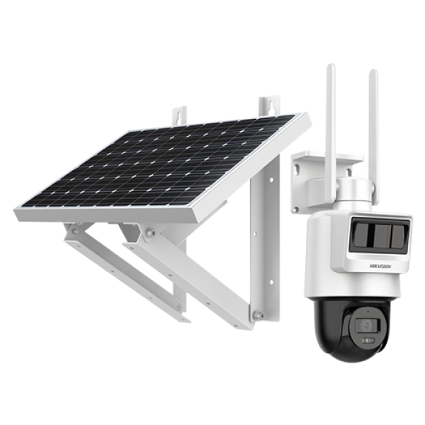 Camera PT IP 4G LTE, 4MP, 2.8mm, IR 30m, Audio, PIR+Radar, Panou solar + Acumulator lithium 50.76Wh - HIKVISION DS-2DE2C400IWG-K-4G-C05S10-2.8mm