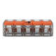 Conector derivatie 5 fire, max. 4 mmÂ² (25 buc.) - WAGO 221-415