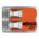 Conector derivatie 2 fire, max. 6 mmÂ² (50 buc.) - WAGO 221-612