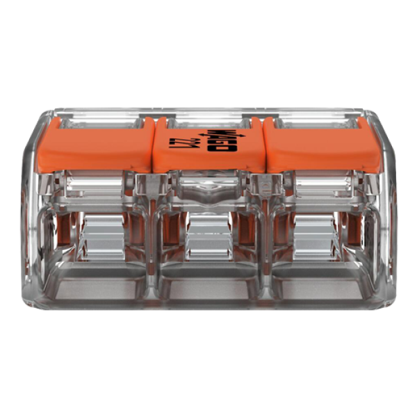 Conector derivatie 3 fire, max. 6 mm² (30 buc.) - WAGO 221-613 Conector derivatie 3 fire, max. 6 mm² (30 buc.) - WAGO 221-613