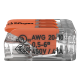 Conector derivatie 3 fire, max. 6 mmÂ² (30 buc.) - WAGO 221-613